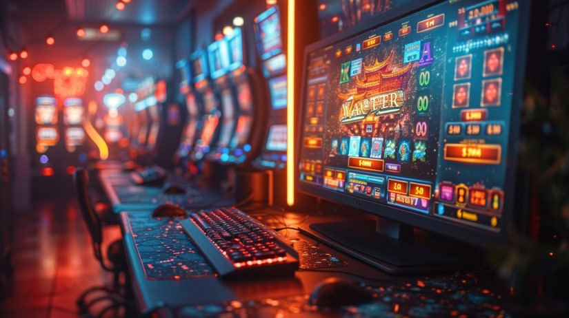 bo55 slot Medusa II stake adjustment controls showing coin value and payline selection menu